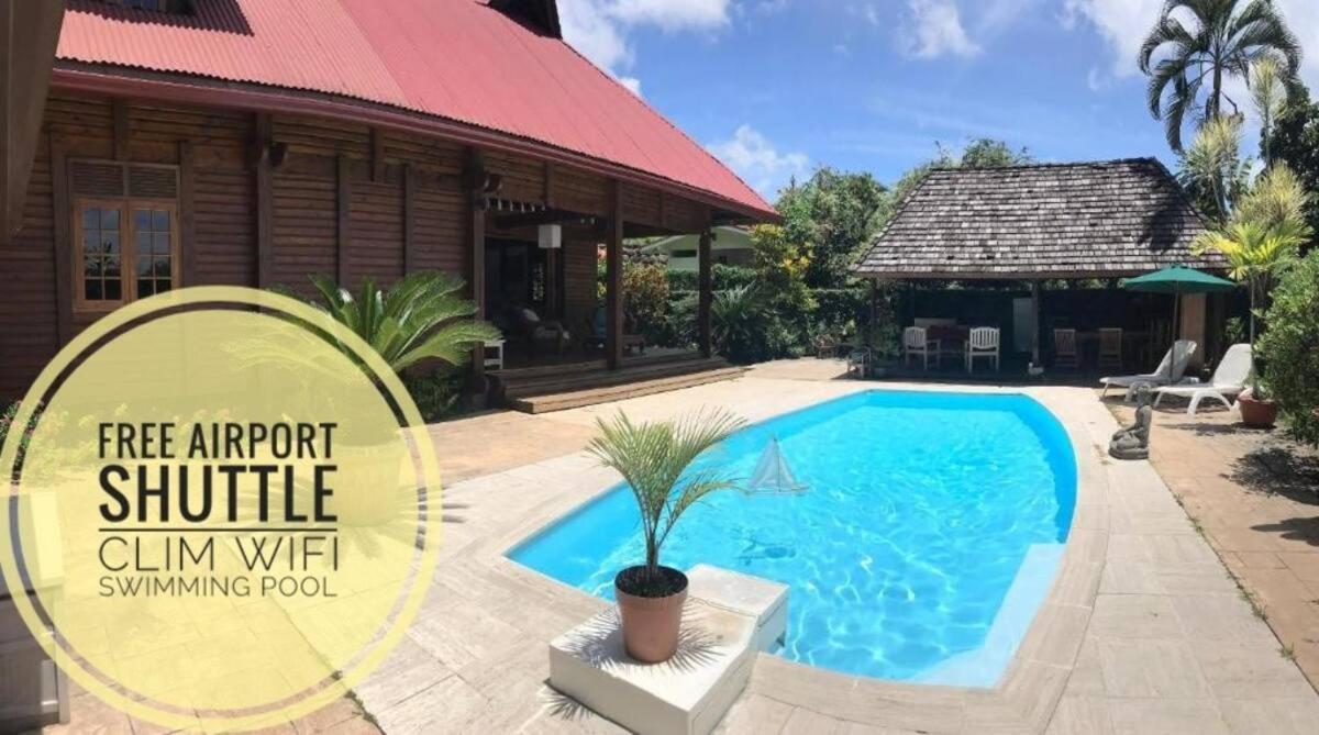 Chalet Ohana, Airport Family House Faaa Exterior foto